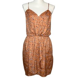 BCBGeneration Women’s Faux Wrap Abstract Print Sleeveless Mini Dress Size Small
